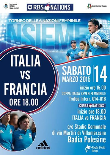 RBS 6 Nations Femminile a Badia Polesine