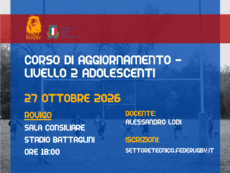 Corso allenatori rovigo 27 ottobre